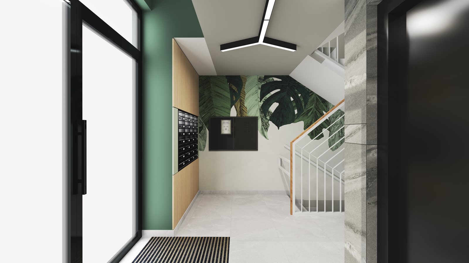 Osiedle Międzyleska - Wejście do budynku